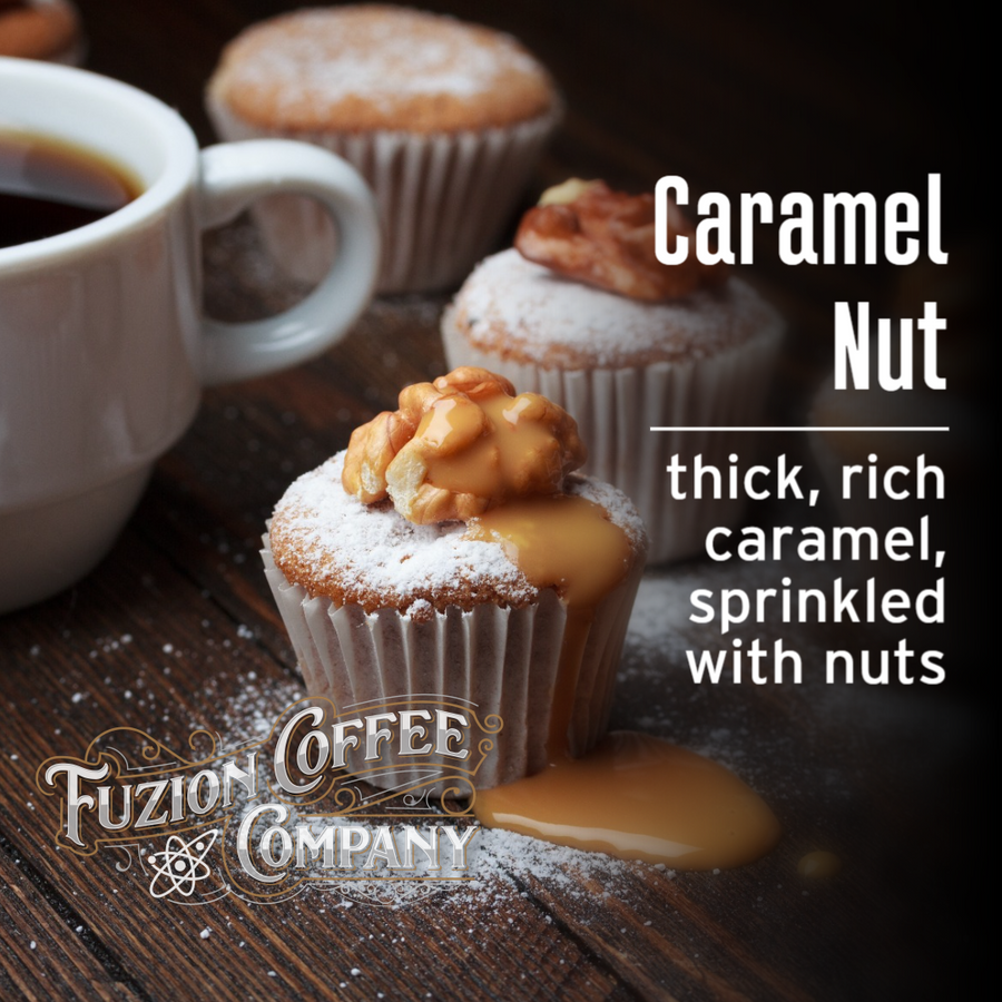 Caramel Nut Flavored Coffee | Caramel Nut Coffee | Fuzion Coffee Co.