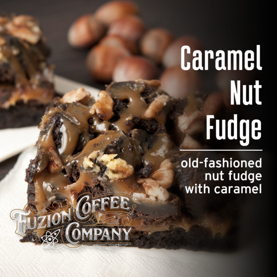 Caramel Nut Fudge Coffee | Nut Flavored Coffee | Fuzion Coffee Co.