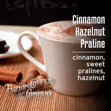 Hazelnut Praline Flavored Coffee | Fuzion Coffee Co.