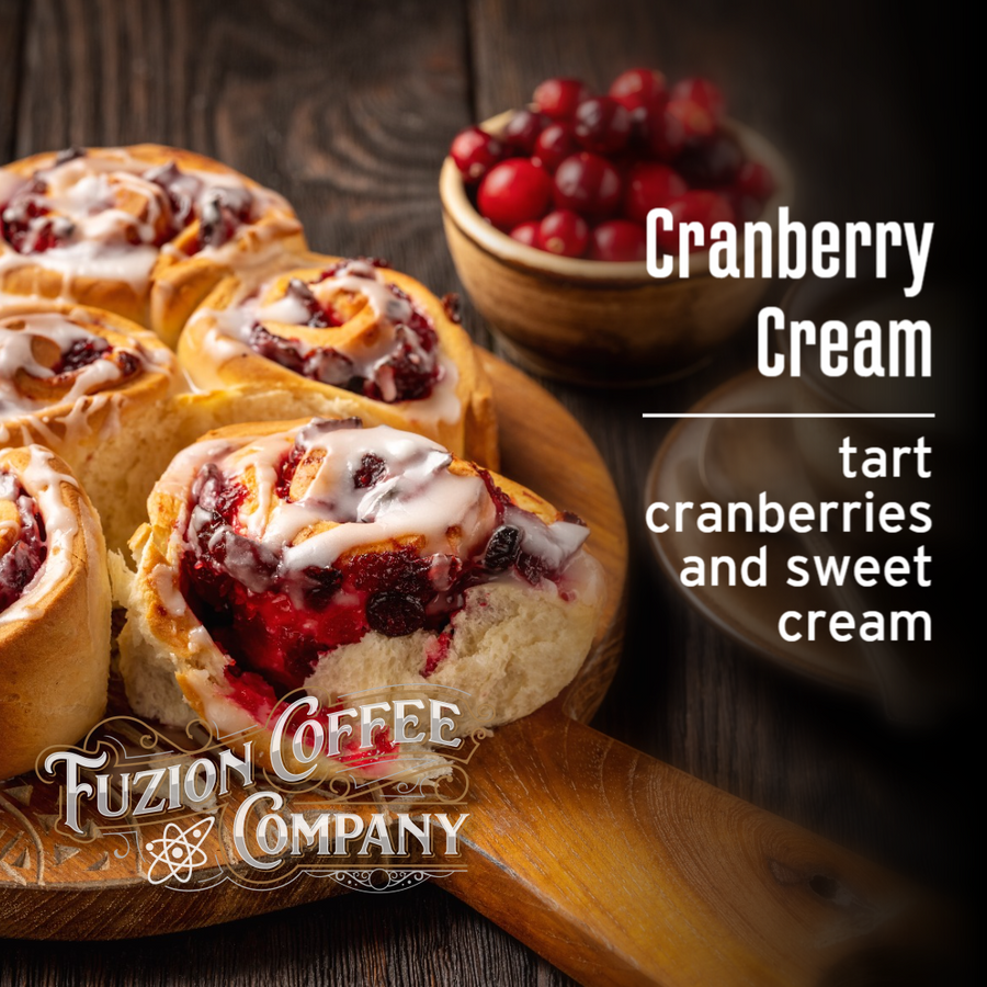 Cranberry Creme Coffee | Flavored Creme Coffee | Fuzion Coffee Co.